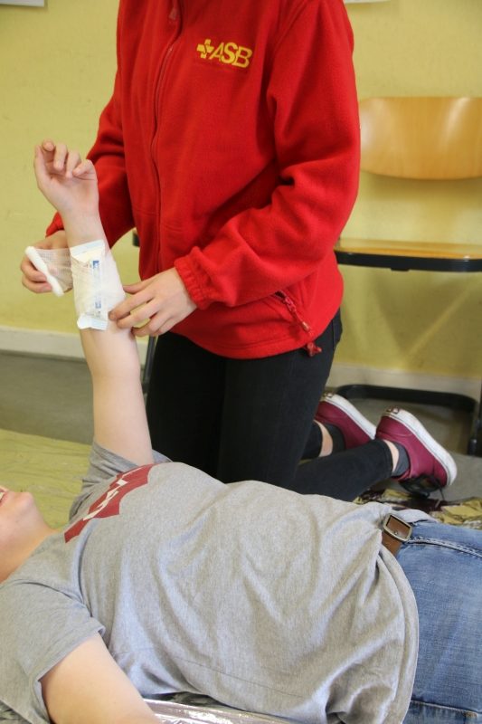 Schulsanitätsdienst am AH-BK